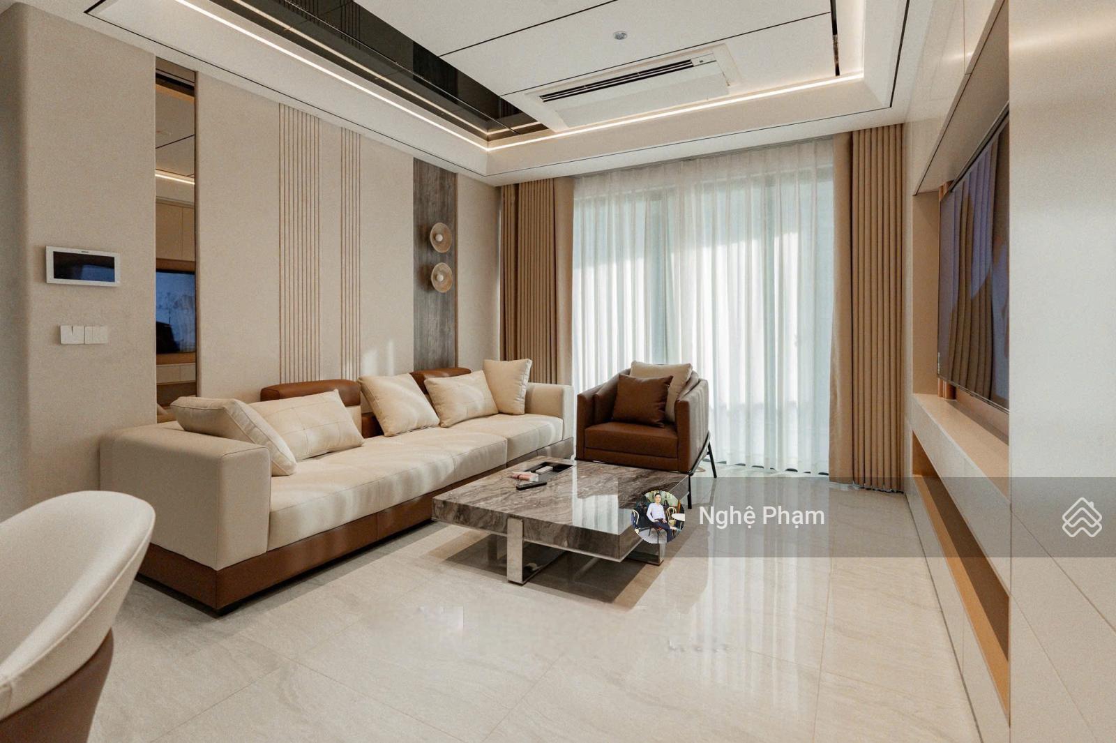 Cho thuê căn hộ 2PN The Opera - Metropole Thủ Thiêm, Nội thất cao cấp, view sông, Bitexco. Nhà rộng