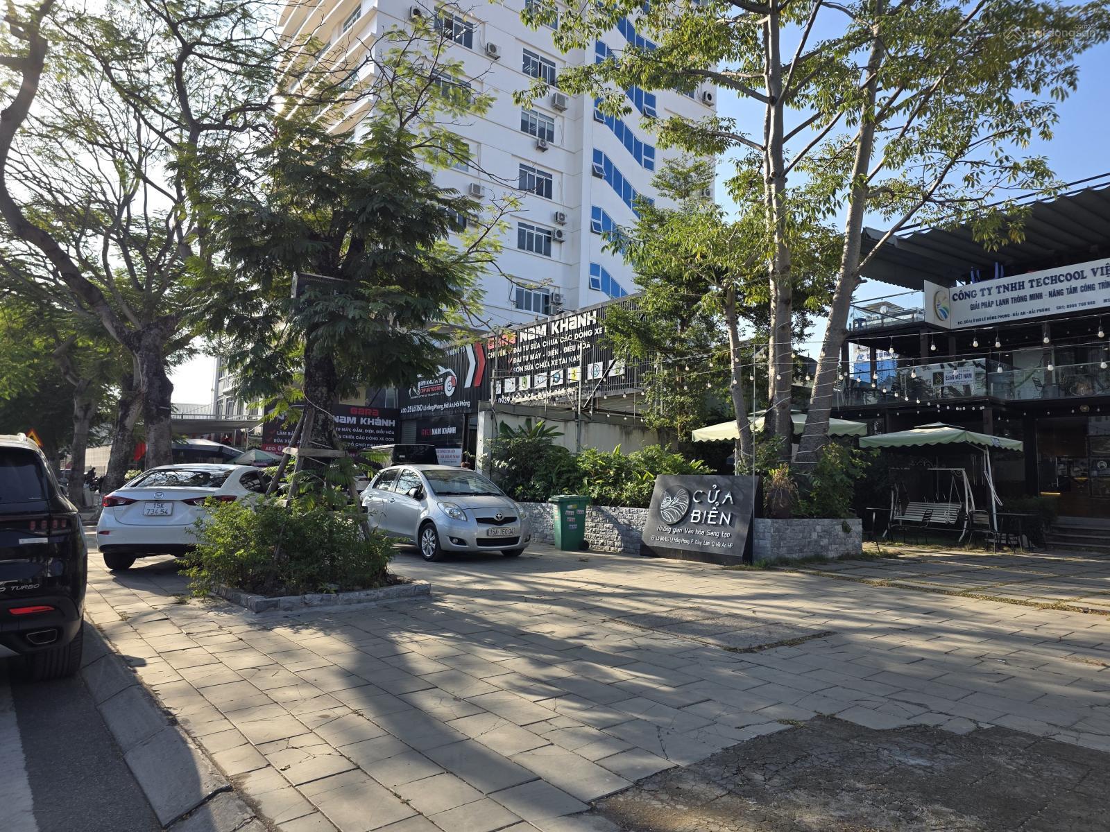 Cho thuê mặt bằng trung tâm phường Lê Chân, dt hơn 1000m2, lô góc, có sẵn nhà 1 tầng và sân vườn