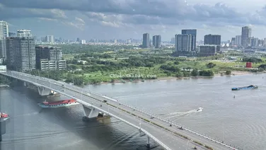 Bán Sunwah Pearl, 2PN, 105m, Tháp Golden House (GH-10), View Sông & Bitexco, Giá 17,5 tỷ.