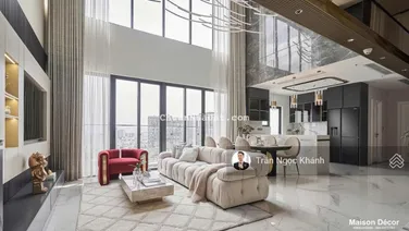 Cho thuê PentHouse One Verandah Mapletree, 175 triệu, 210m2, 3PN, 3WC, p Thạnh Mỹ Lợi, Q2, HCM