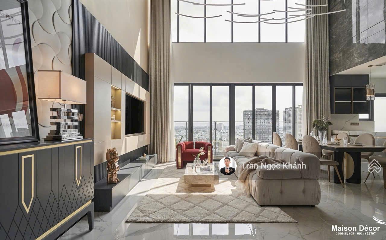 Cho thuê PentHouse One Verandah Mapletree, 175 triệu, 210m2, 3PN, 3WC, p Thạnh Mỹ Lợi, Q2, HCM