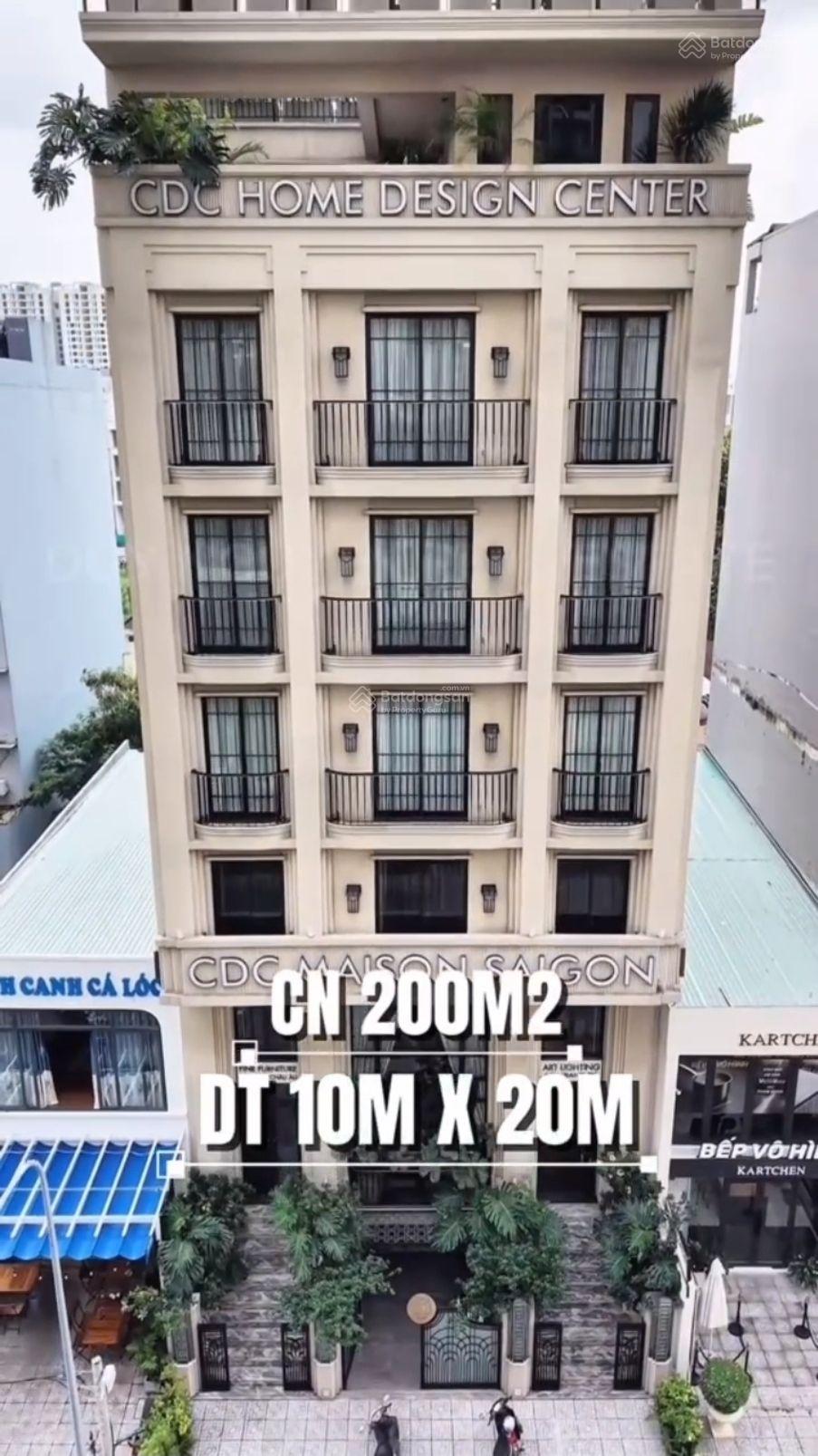 Bán tòa nhà mặt đường Nguyễn Thanh Sơn - Quận 2 - TP Hồ Chí Minh 200m2 x 1 hầm + 7 nổi 139 tỷ