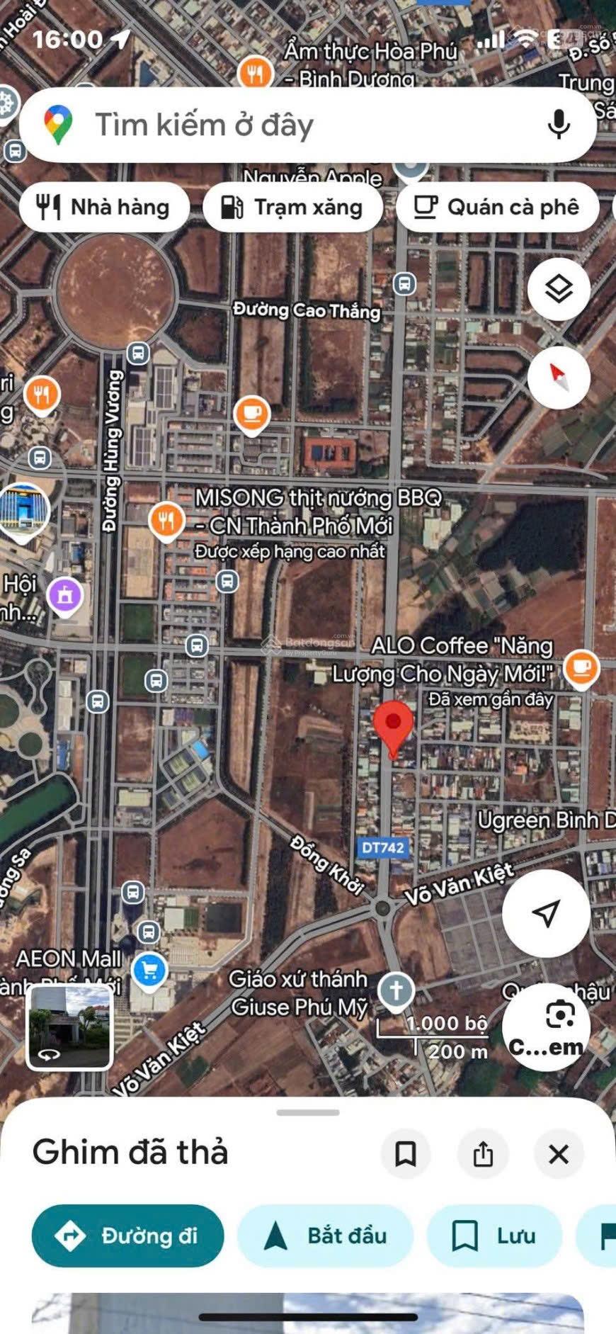 Mặt Tiền Vip Kinh Doanh Ngay TP Mới DT: 5x30 full thổ cư, không vướng gì rất đẹp
Giá Bán : 6tỷ