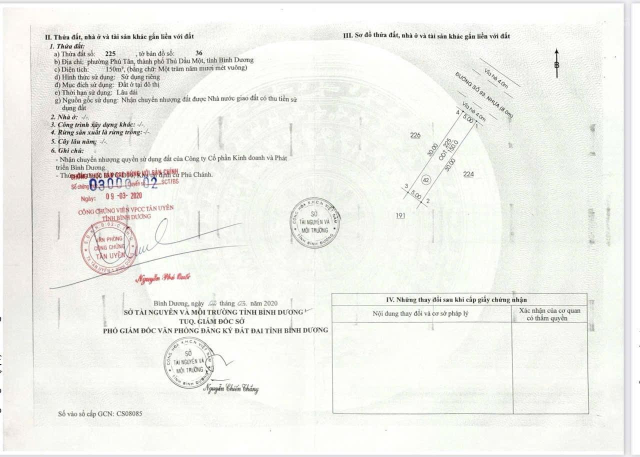 1 cặp 10x30 full thổ cư, đường số 93 con đường kho xưởng, biệt thự nhiều nhất khu TDC Thành Phố mới