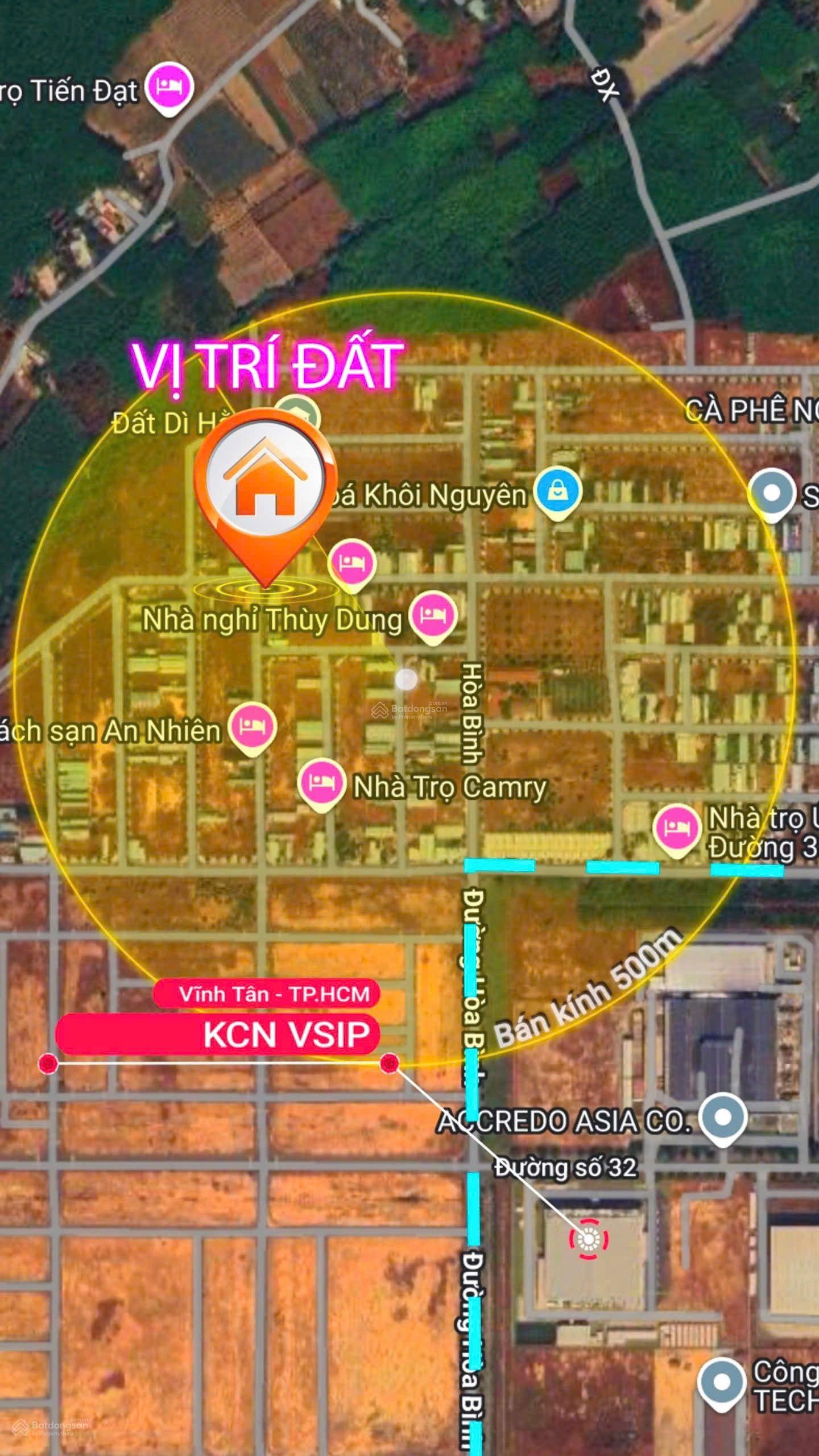 đất mặt tiền đường N5 - Chánh Phú Hòa . ở gần khu công nghiệp vissip2