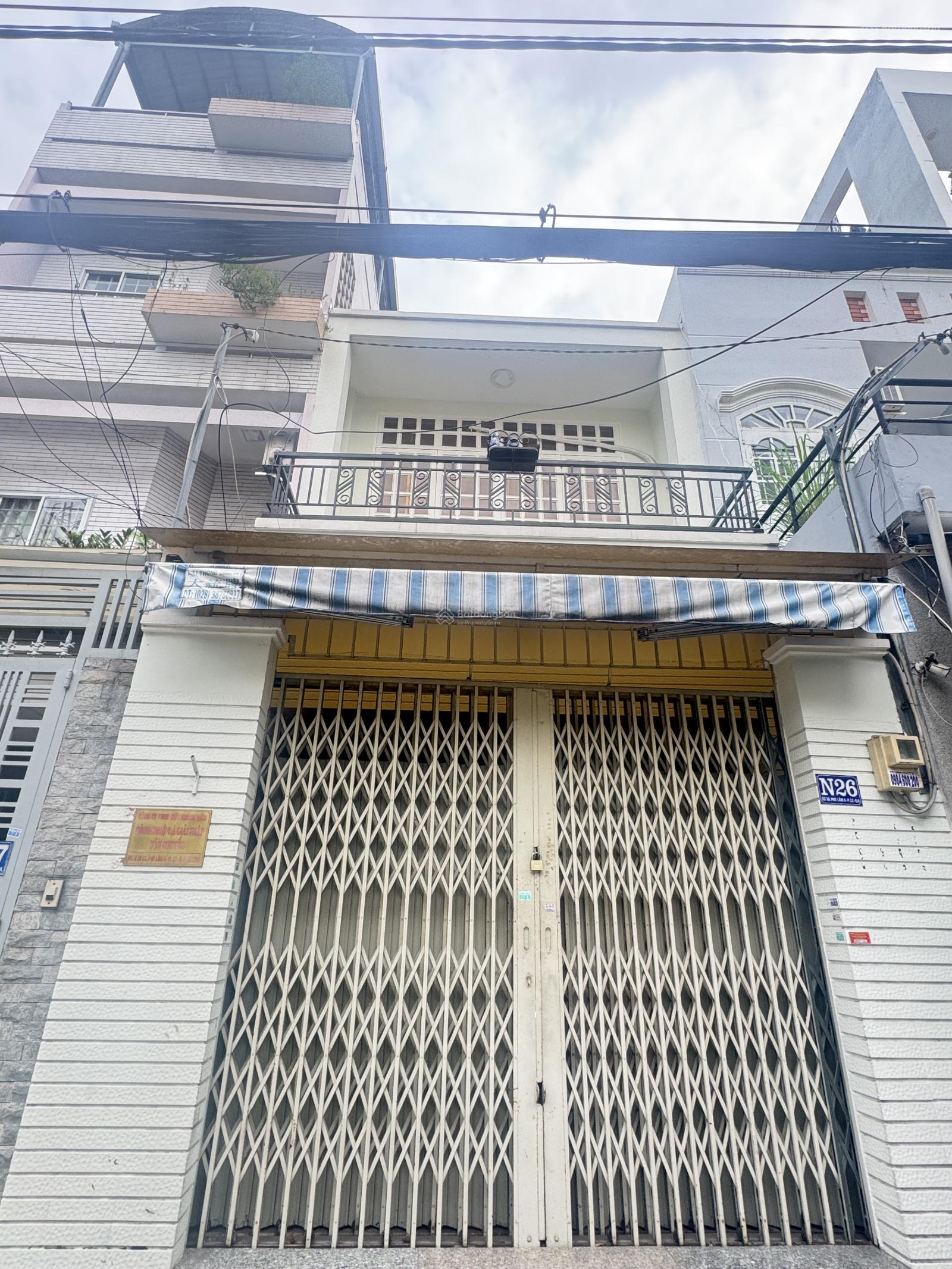 Cho thuê nhà cư xá phú lâm A dt 4x20 giá 12tr/tháng