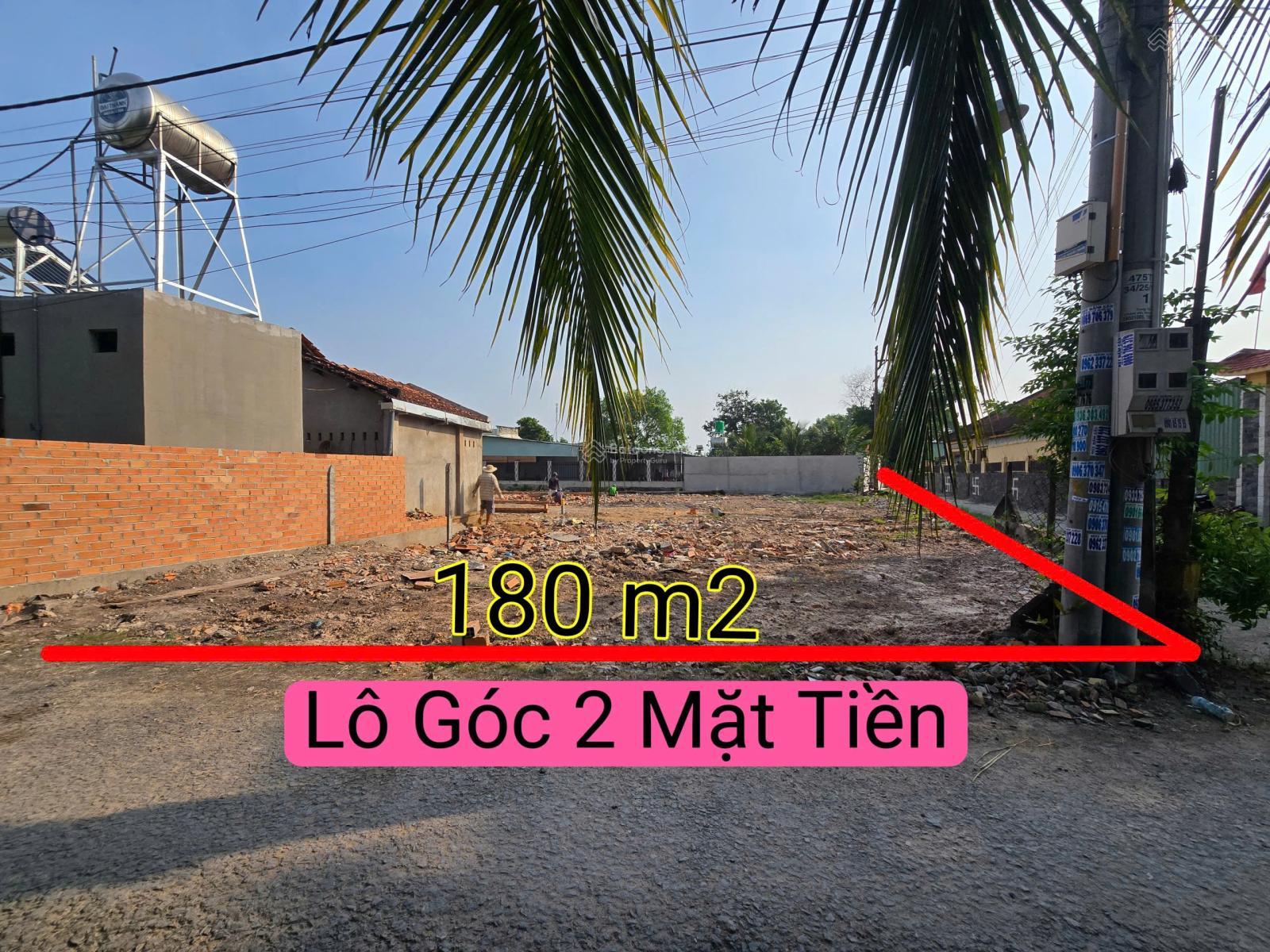 Lô góc 2 mặt tiền 180m2 giá 1 tỷ 890 triệu ngay chợ Trảng Bàng nằm liền kề KP.Thương Mại Mai Anh