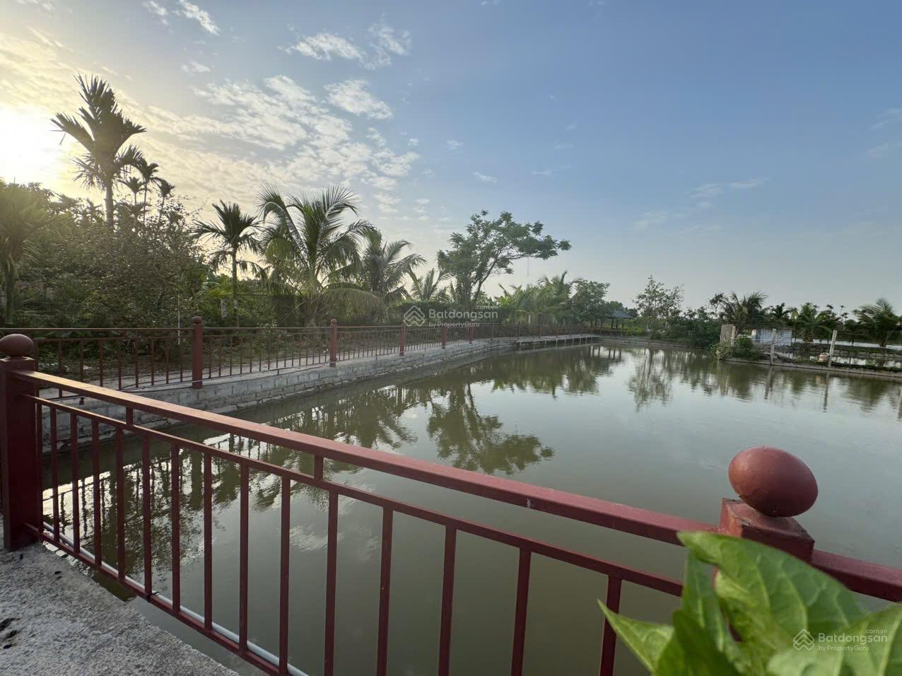 NHÀ VƯỜN DUONG KINH VIEW SÔNG HE Tổng diện tích 2.825m trong đó 483 m đất thổ (2nghin 342 đất 03 )