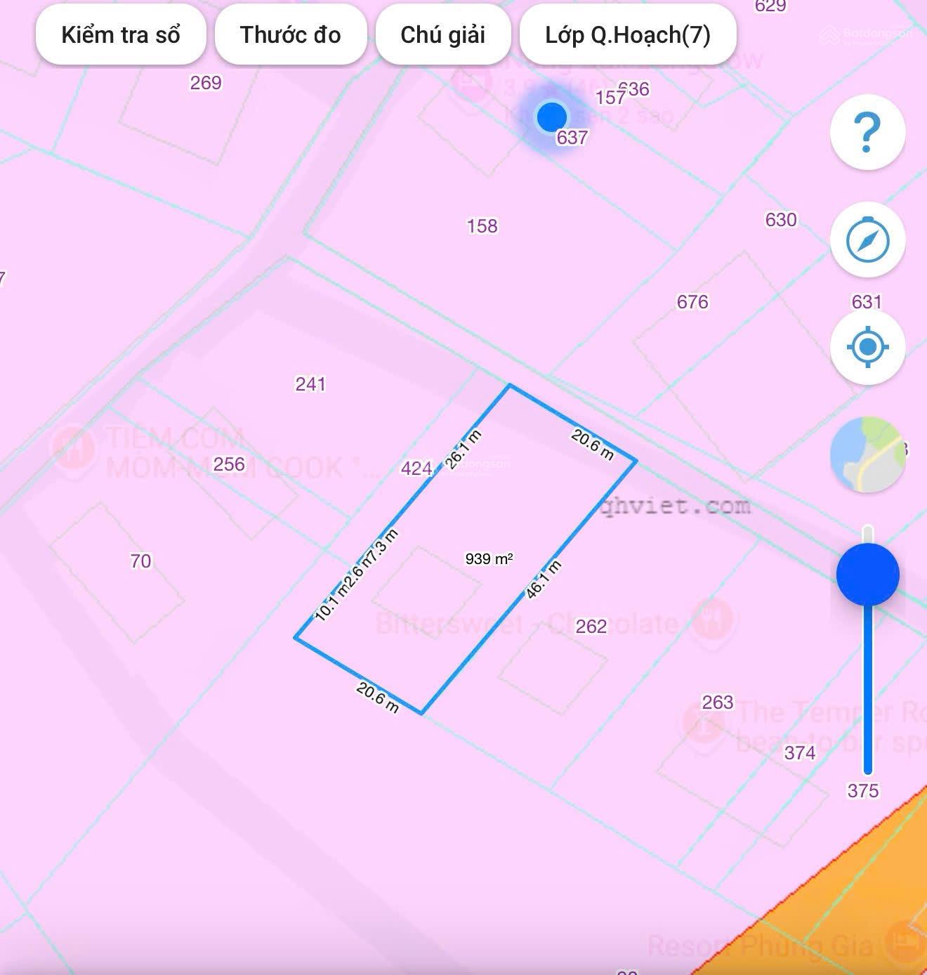 Bán 933m Cửa Lấp 100m Thổ Cư Mặt Tiền 20m Sổ Hiển Thị Đường Gần Trần Hưng Đạo
