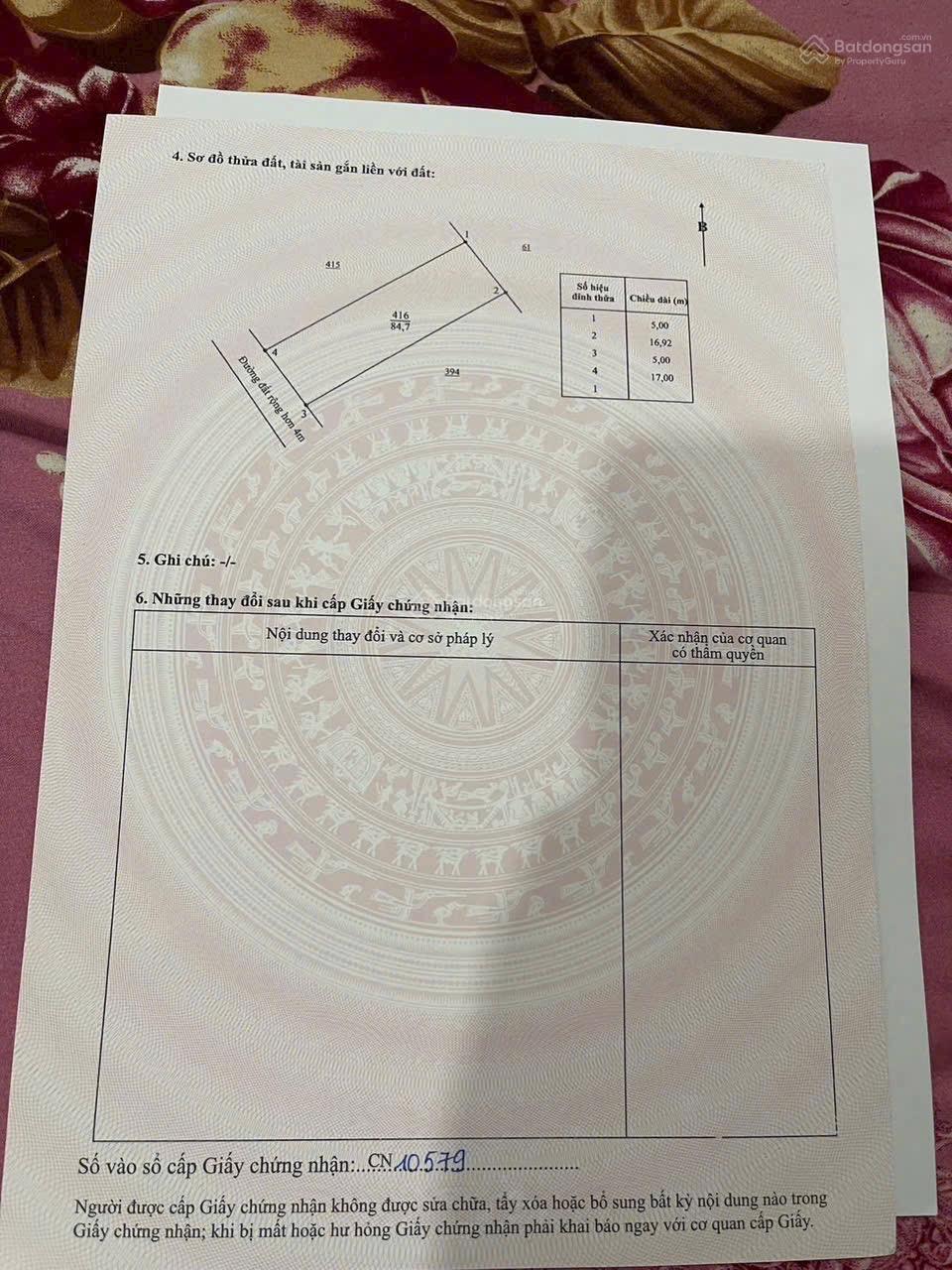 Tôi chính chủ cần bán lô đất thôn Đồng Cau, xã Suối Tân, Cam Lâm cạnh khu đô thị phức hợp của Vin