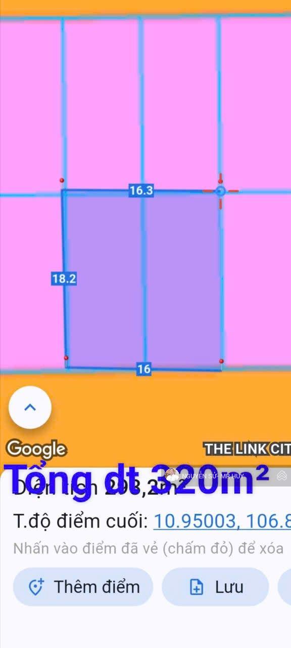 Bán 2 lô Biệt Thự liền kề, dt 16 x 218m = 288m, Giá 21,5 tỷ. Kdc D2D Võ Thị Sáu, Biên Hòa