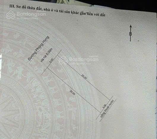 " Cơ hội sở hữu" Đất Kinh Doanh đường 10m5 Phùng Hưng sát ngay Hoàng Thị Loan, BV Ung Bướu | 100m2