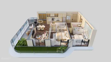 CĂN HỘ 2PN tiêu chuẩn resort - View sông Hồng vĩnh viễn giá chỉ từ 8 tỷ