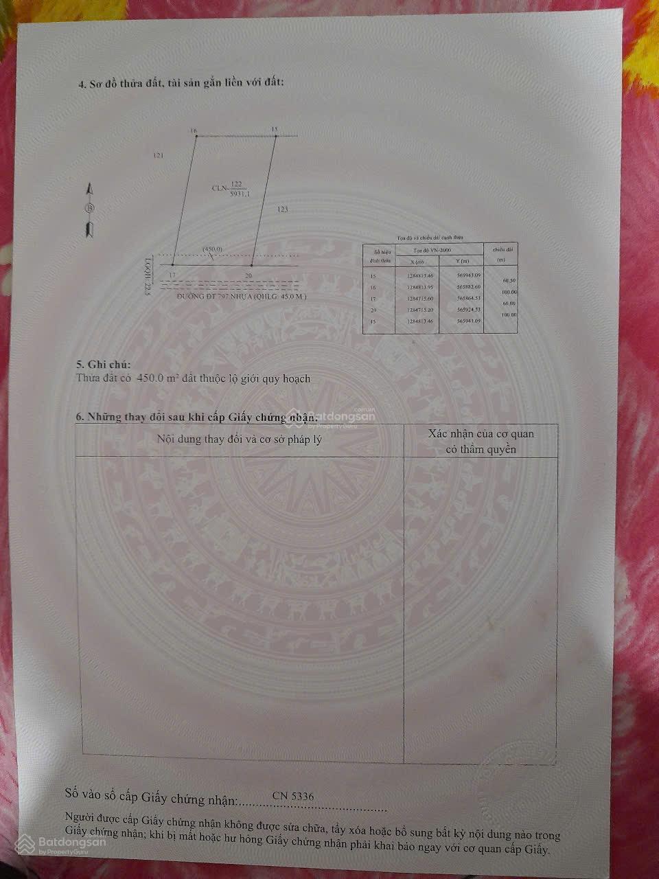 Bán đất tại ĐT 795, Thạnh Bắc, Tân Biên, Tây Ninh, 35 tỷ, MT 280m sử dụng hơn 70000 m2 giá siêu hời