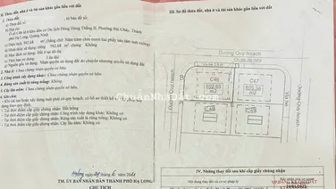 Bán ô Biệt thự dự án Đông Hùng Thắng, giữa trung tâm du lịch. Dân cư sầm uất. Xây BT, nhà hàng