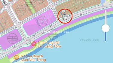 RẺ NHẤT - BÁN LÔ ĐẤT BIỆT THỰ MẶT BIỂN NGUYỄN CƠ THẠCH KĐT MỚI VĨNH HÒA, NHA TRANG