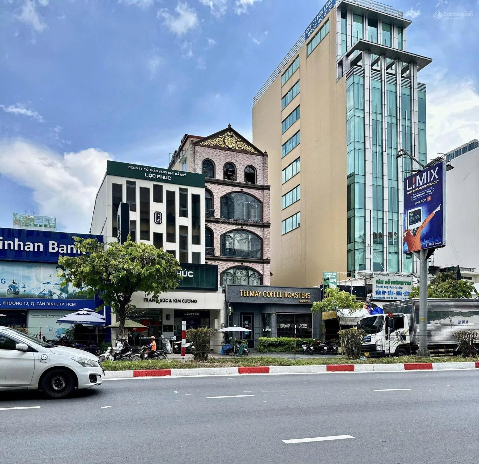 Tòa Nhà 119 Cộng Hòa (Q. Tân Bình) | 240m² | 1 Hầm 5 Tầng | Khai Thác 500tr/tháng | 2 Mặt Tiền Hiếm
