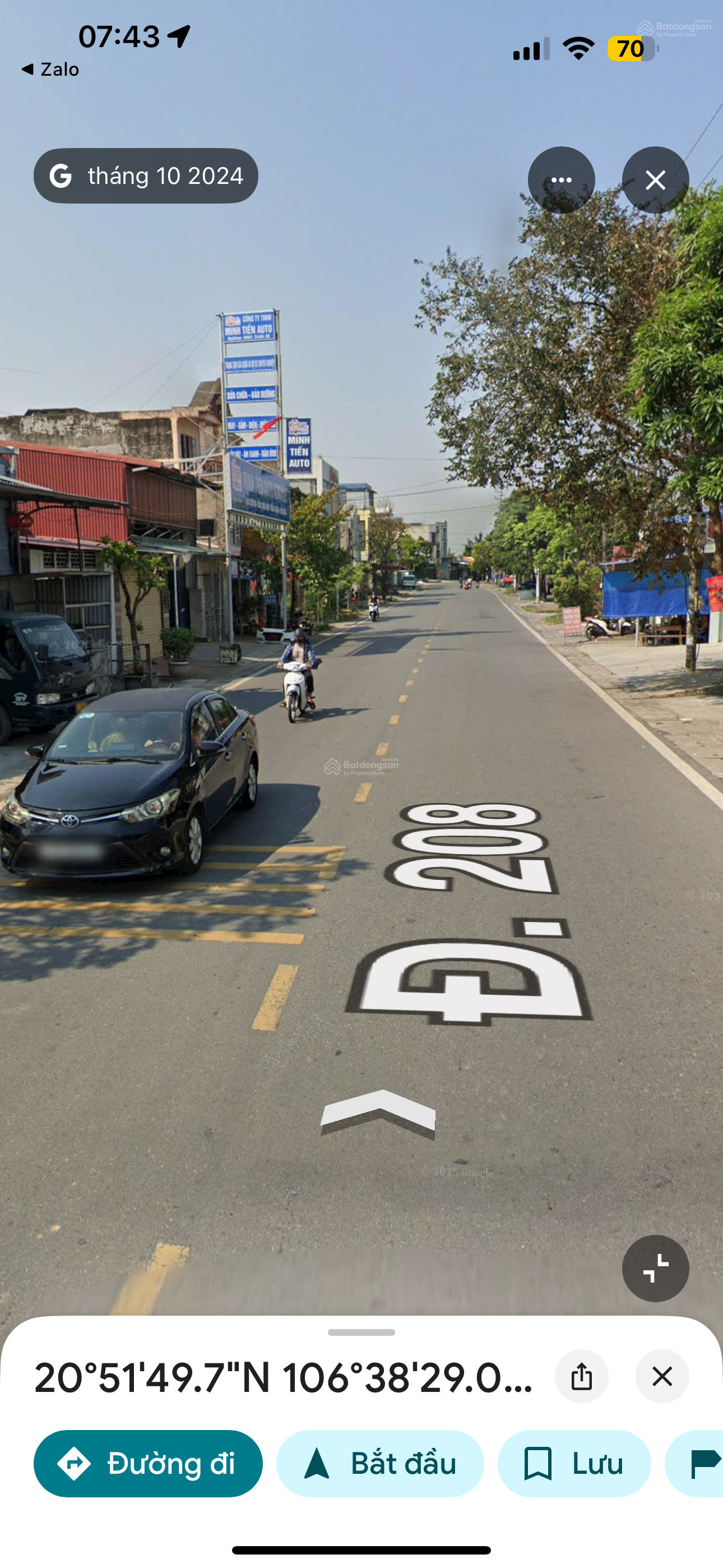 Mặt đường 208 an dương hải phòng