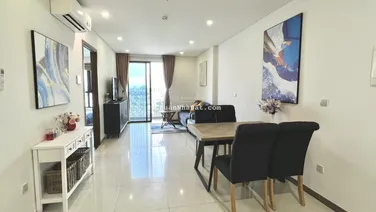 Cho thuê căn hộ Sky Center, 75m2, 2PN, 2WC, nhà đẹp, giá 14,5tr, Q.Tân Bình. LH: 0936 571 ***