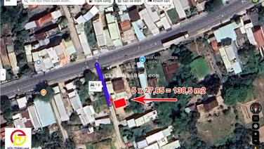 Bán lô đất 1,38 m2; cách đường C8 chỉ 30m; giá 1,65 tỷ