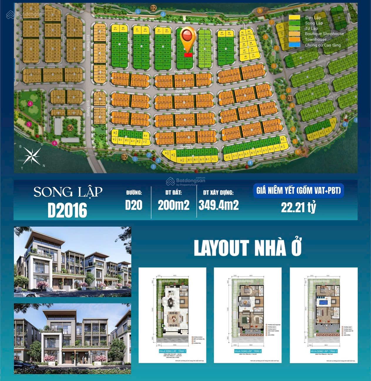 Bán nhà 3 tầng trả góp hoặc trả thẳng chỉ 12.2 tỷ diện tích 112.5m2 , Song Lập 200m giá 19 tỷ