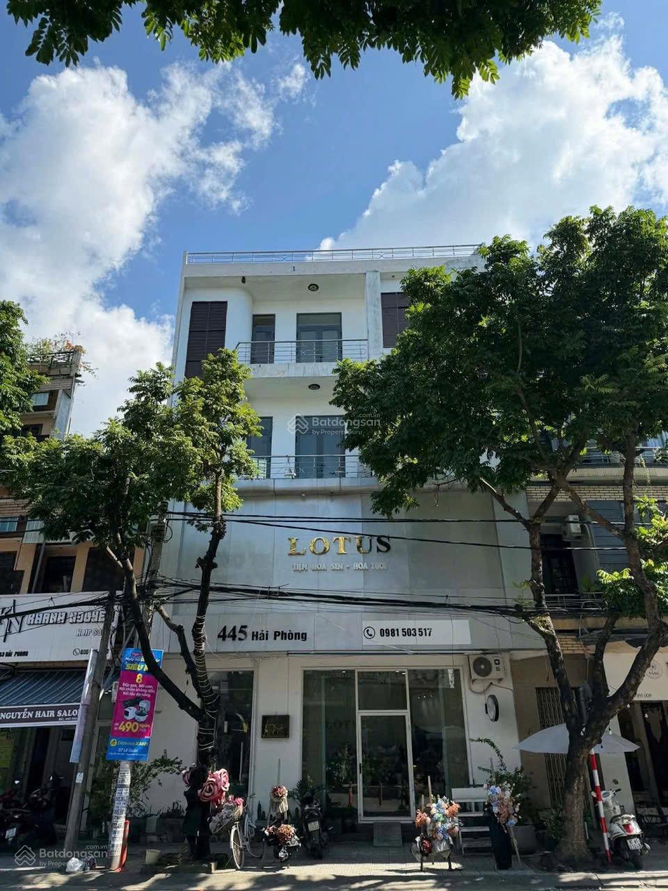 Nhà 4 tầng 4 mê đường Hải Phòng sát Aeon Mall Đà Nẵng vị trí kinh doanh đang cho thuê tháng 12tr