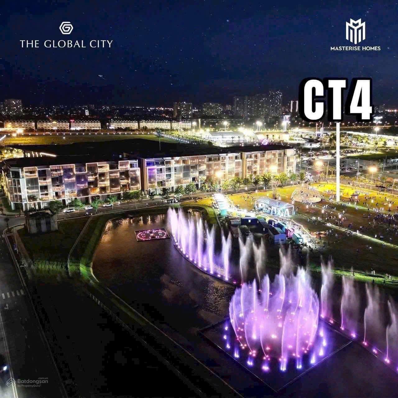 2PN 81 m2-Khu CT4 mở bán đợt 1 -trực diện Lotte view kênh đào nhạc nước -Lõi Masteri Global city Q2