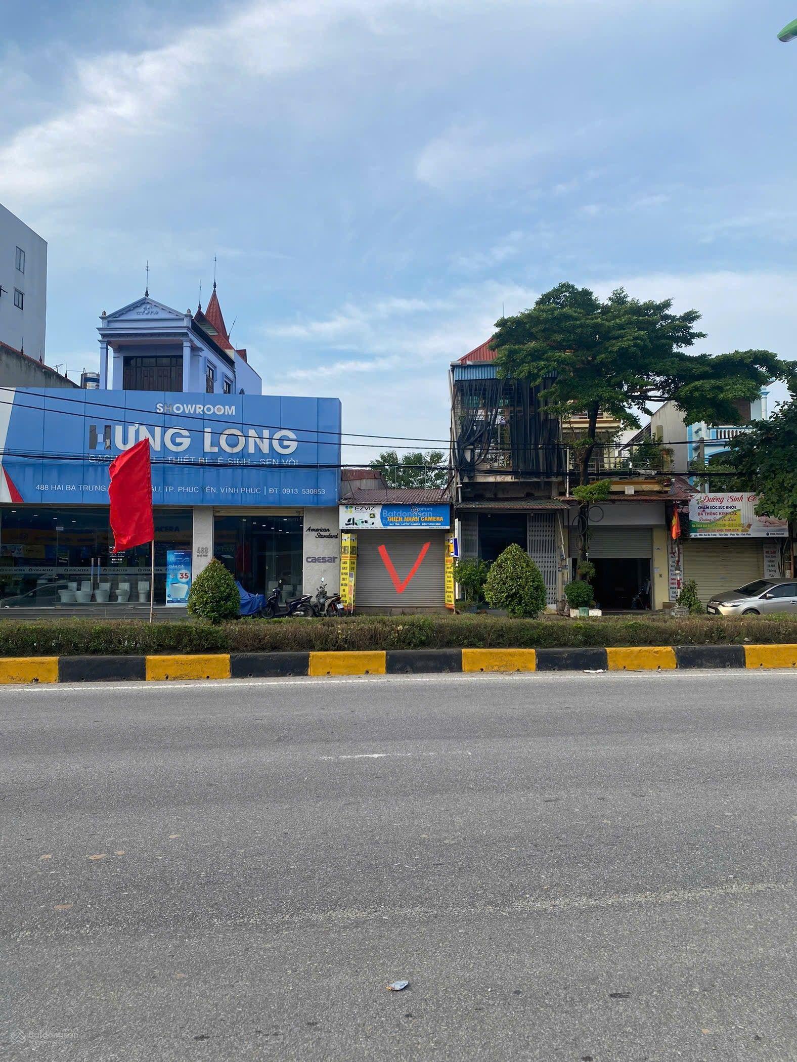 Đất mặt đường QL 2 kinh doanh siêu đẹp, 80m2, gần Điện Máy Xanh, lưu không 40m2. Giá 5 tỷ 900 triệu