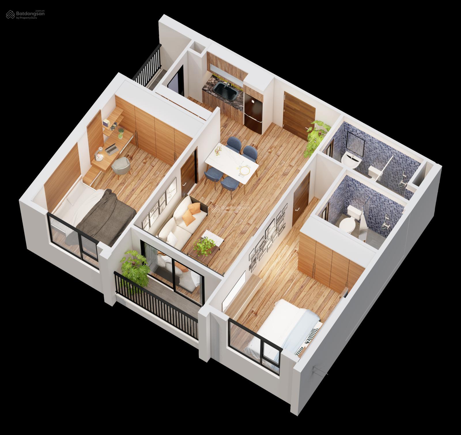 2 Căn 67m2 duy nhất tầng 12,15 Chung cư Yên Bình giá 23,5tr/m2