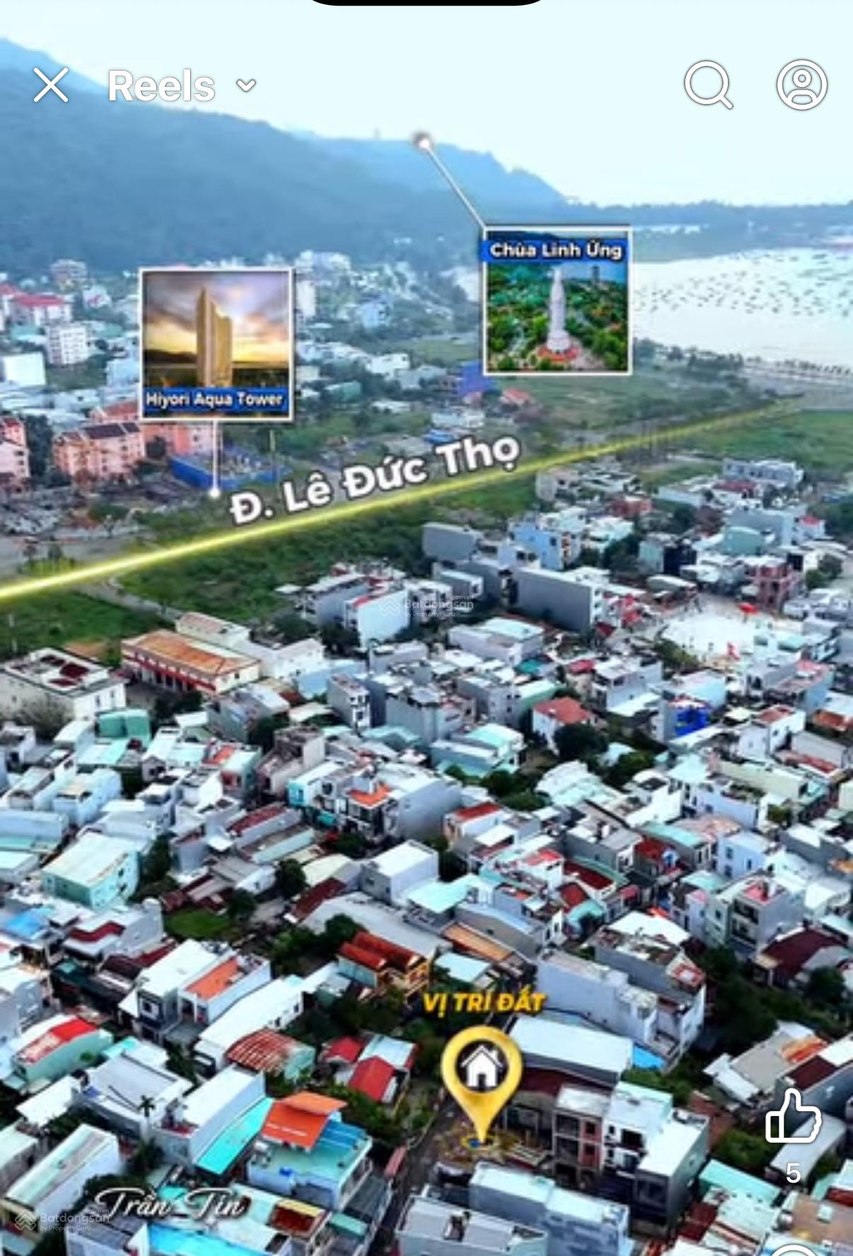 Bán Đất Mặt Tiền Lớn Vũ Ngọc Nhạ Vip Cách Biển 50m. Giá 15tỷ1 Tốt