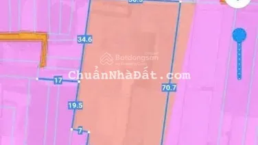 Bán lô đất mặt tiền đường phường Đông Hòa Dĩ An Diện tích 2450m2 ngang 32m nở hậu Đường n