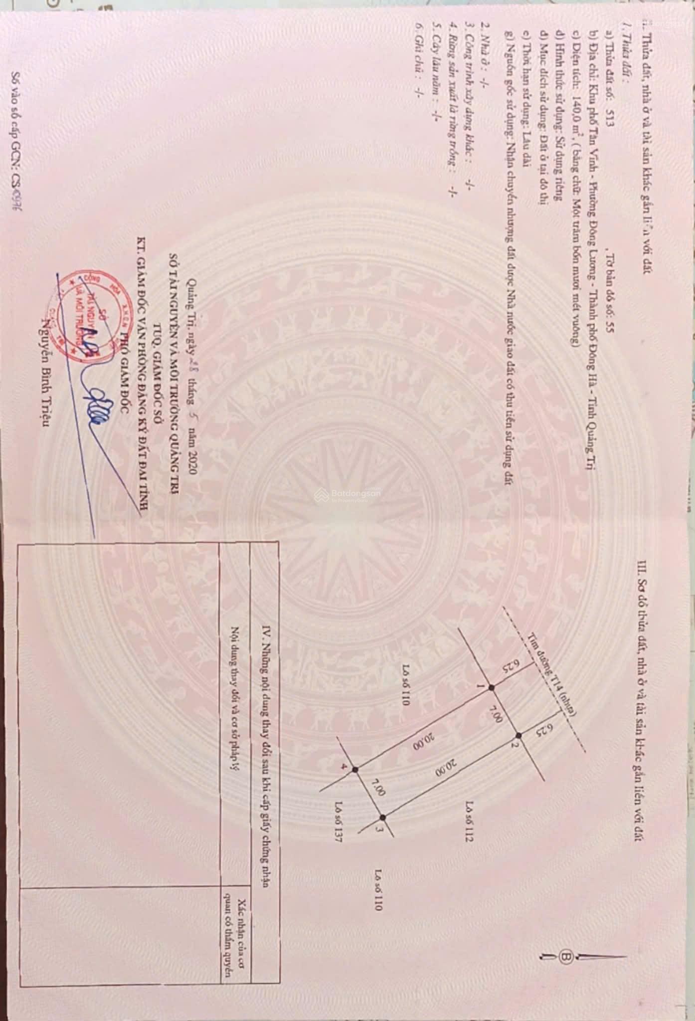 Bán DN tại KĐT Nam Đông Hà, 1,49 tỷ, 140m2, hàng hiếm tại Quảng Trị