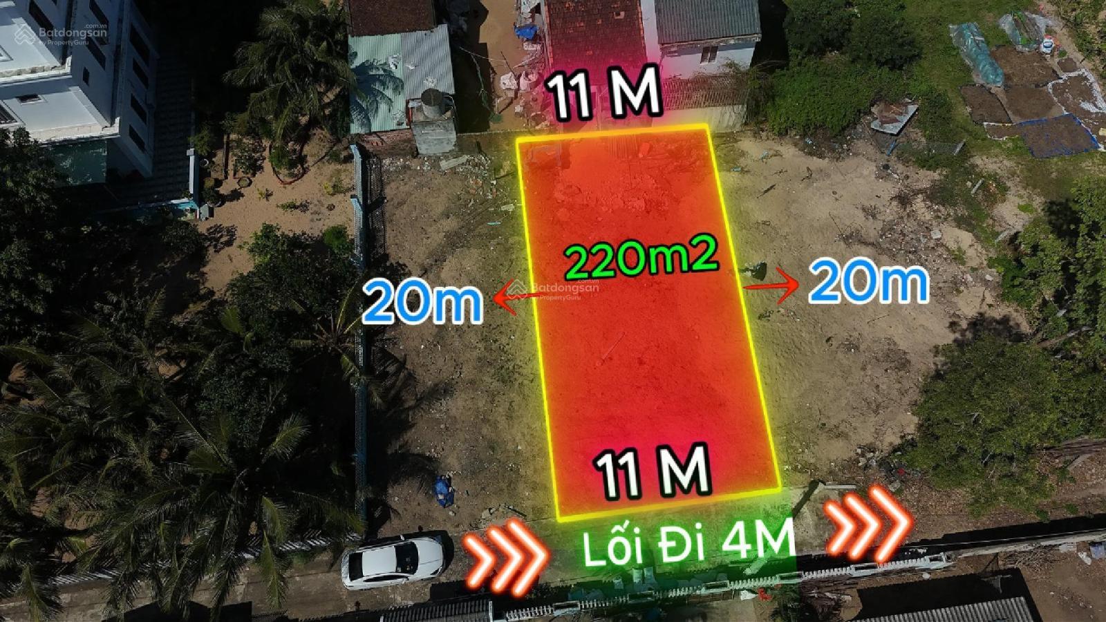 Đất ven Biển, Hòa Hiệp Bắc, Đông Hòa 11x20m 220m2 chỉ 1 Tỷ 550Tr ( KHÔNG NGẬP, KHÔNG BÃO )