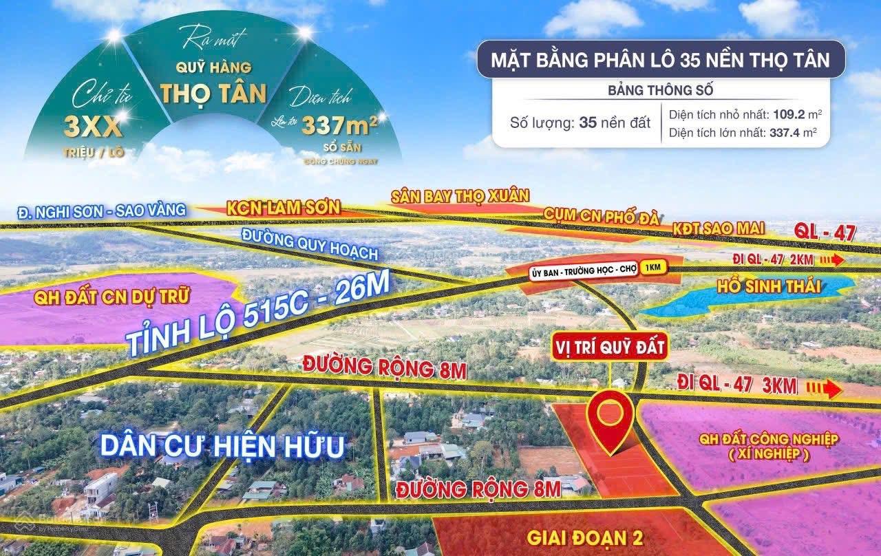 BÁN ĐẤT NỀN SỔ SẴN TRUNG TÂM XÃ THỌ TÂN TRIỆU SƠN THANH HÓA ĐƯỜNG NHỰA GIÁ HƠN 300 TRIỆU BÁN ĐẤT NỀN SỔ SẴN TRUNG TÂM XÃ THỌ TÂN TRIỆU SƠN THANH HÓA ĐƯỜNG NHỰA GIÁ HƠN 300 TRIỆU