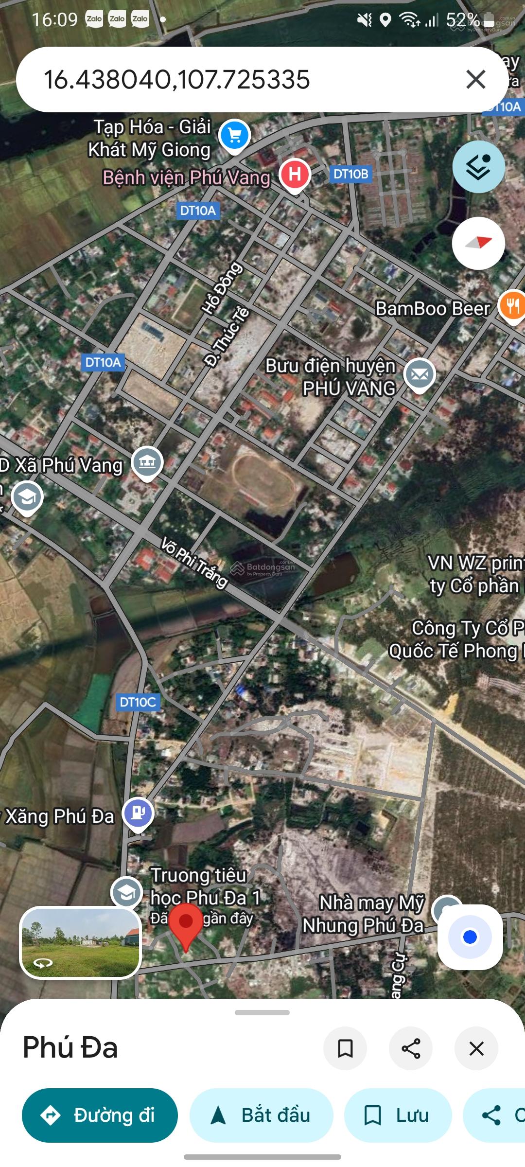 BÁN LÔ ĐẤT NỀN HUẾ DIỆN TÍCH LỚN 3800M2 THÍCH HỢP ĐẦU TƯ PHÂN LÔ