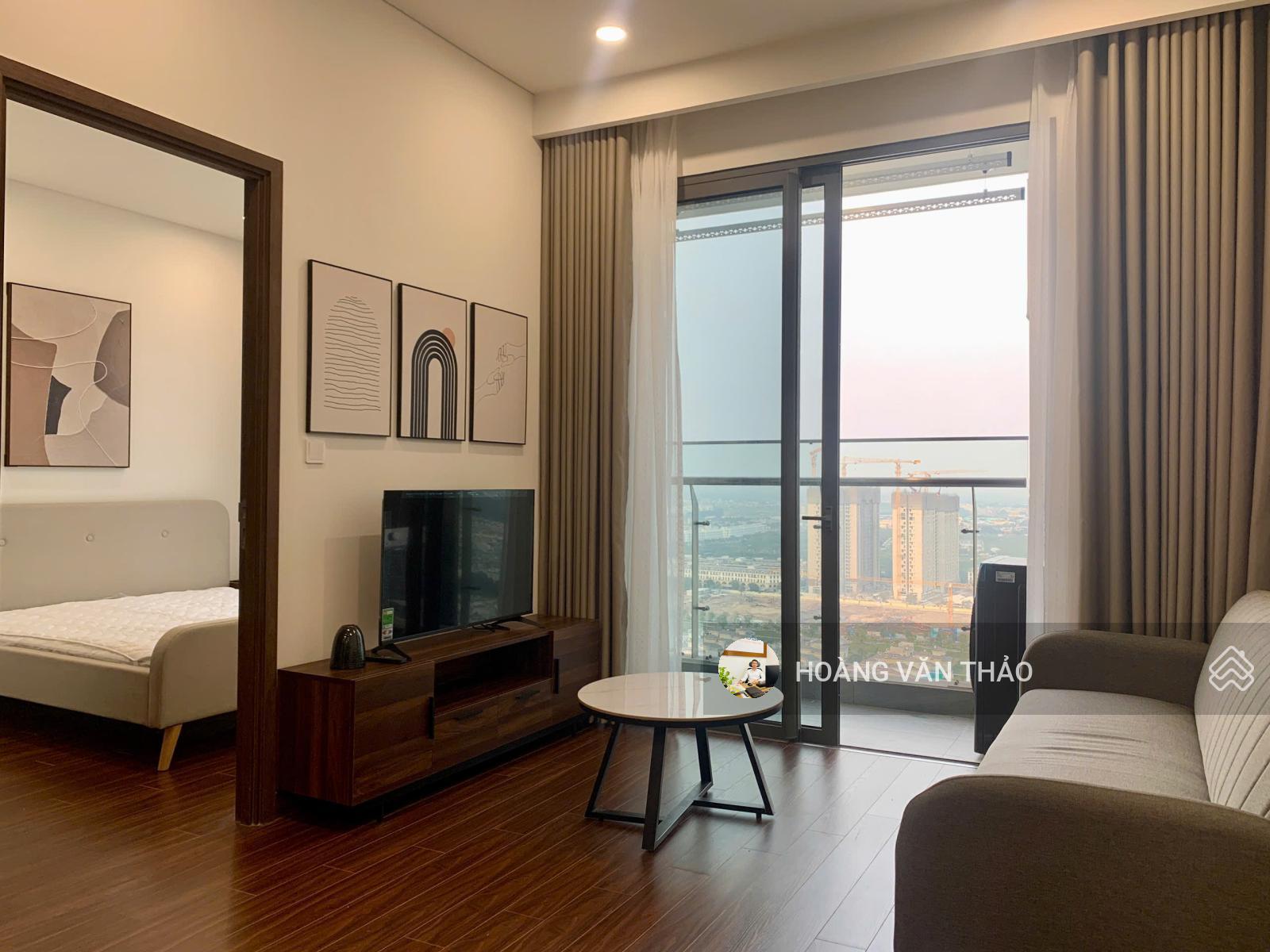 Cho thuê căn hộ 1PN+1 Masteri Waterfront, toà H2, View thoáng full đồ chỉ 10.5tr/th bao phí dịch vụ