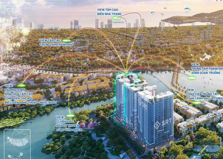Căn 1pn+ 58,5m2 tầng 23 The Onsen 1 - Charmora City - Sun Nha Trang hỗ trợ vay ngân hàng