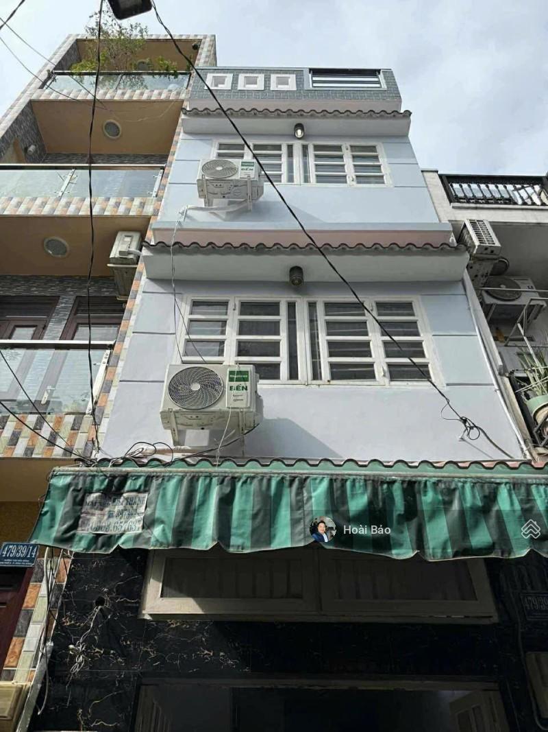 Giáp Quận 6 - Tân Hòa Đông, 3.58 tỷ - 4 tầng, 3PN 3WC, hẻm thông Bình Trị Đông