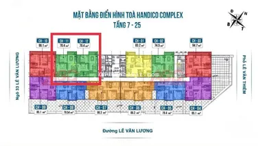 Quỹ căn ngoại giao đang giao dịch tại chung cư Handico 33 Lê Văn Lương giá tốt LH: 0915 317 ***