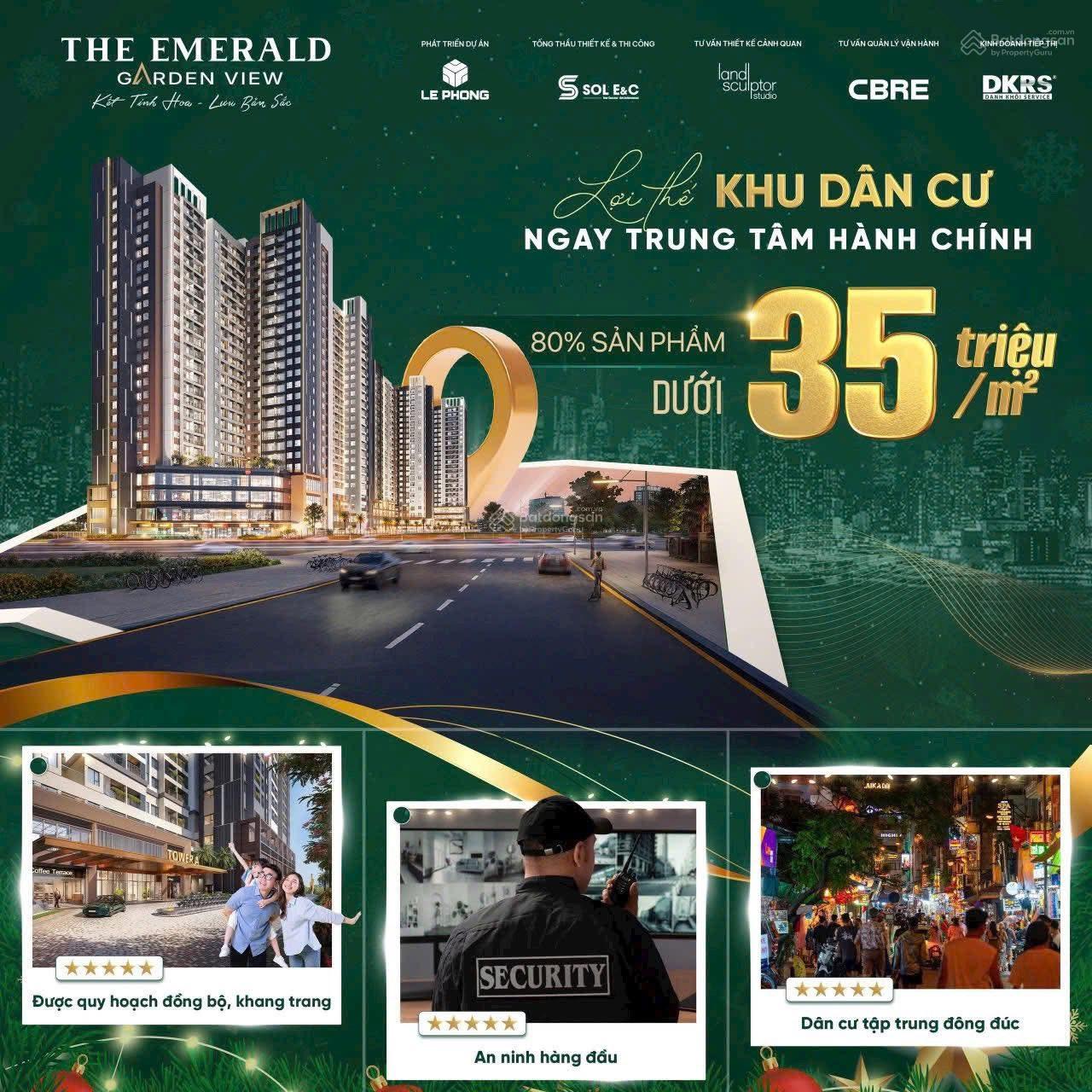 MỞ BÁN ĐỢT ĐẦU 10/1/2026 CHIẾT KHẤU 2 CHỈ VÀNG DỰ ÁN THE EMERALD GARDEN VIEW THUẬN AN BÌNH DƯƠNG