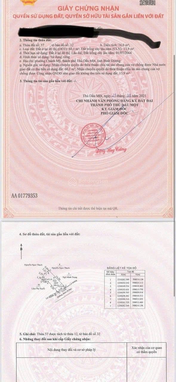 Nhà mới 100% trung tâm Thủ Dầu Một