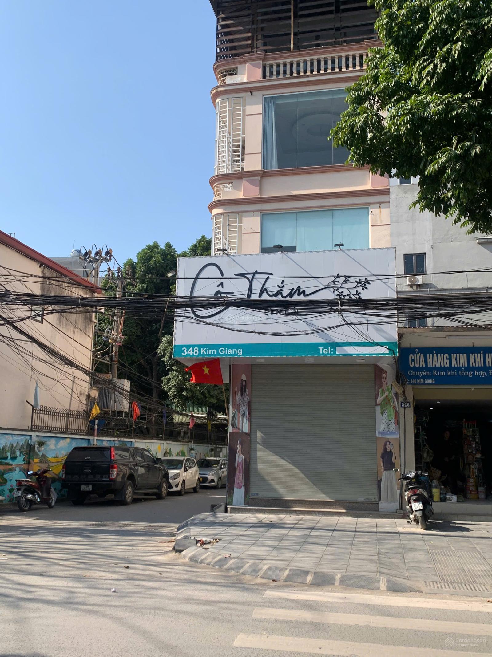 CHO THUÊ CĂN GÓC MẶT ĐƯỜNG KIM GIANG,HOÀNG MAI, 4TẦNG,DT48M2, KINH DOANH ĐỈNH. GIÁ THUÊ 18TR/THÁNG.