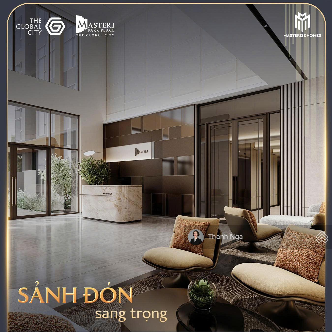 Căn hộ 1-2-3-4PN Masteri Park Place - The Global City, ưu đãi hấp dẫn trực tiếp từ chủ đầu tư