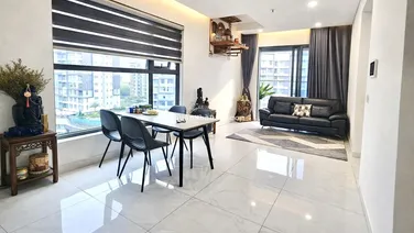 Cho thuê 2PN, 88m2, giá 21tr, full NT + ô xe hơi + giarm 25% PQL Diamond Alnata Plus Celadon City