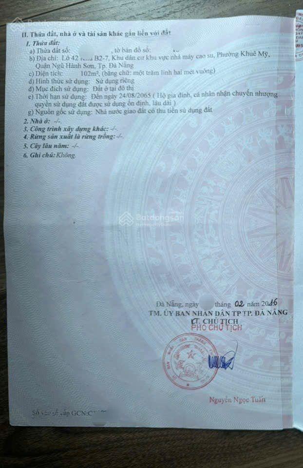 Bán tòa căn hộ mới, full nội thất, Khuê Mỹ Đông 15 - An Thượng, Đà Nẵng