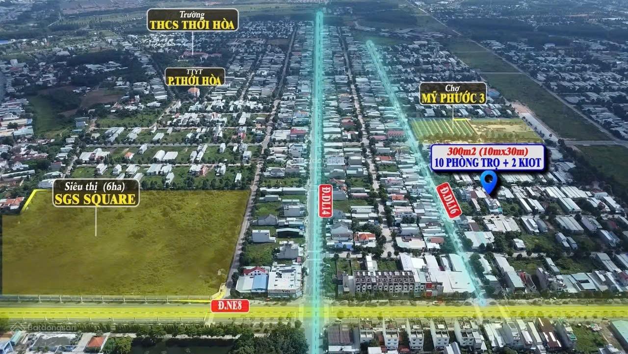 BÁN CẶP NHÀ TRỌ MỸ PHƯỚC 3 ĐƯỜNG NL19 SÁT BÊN CHỢ MP3