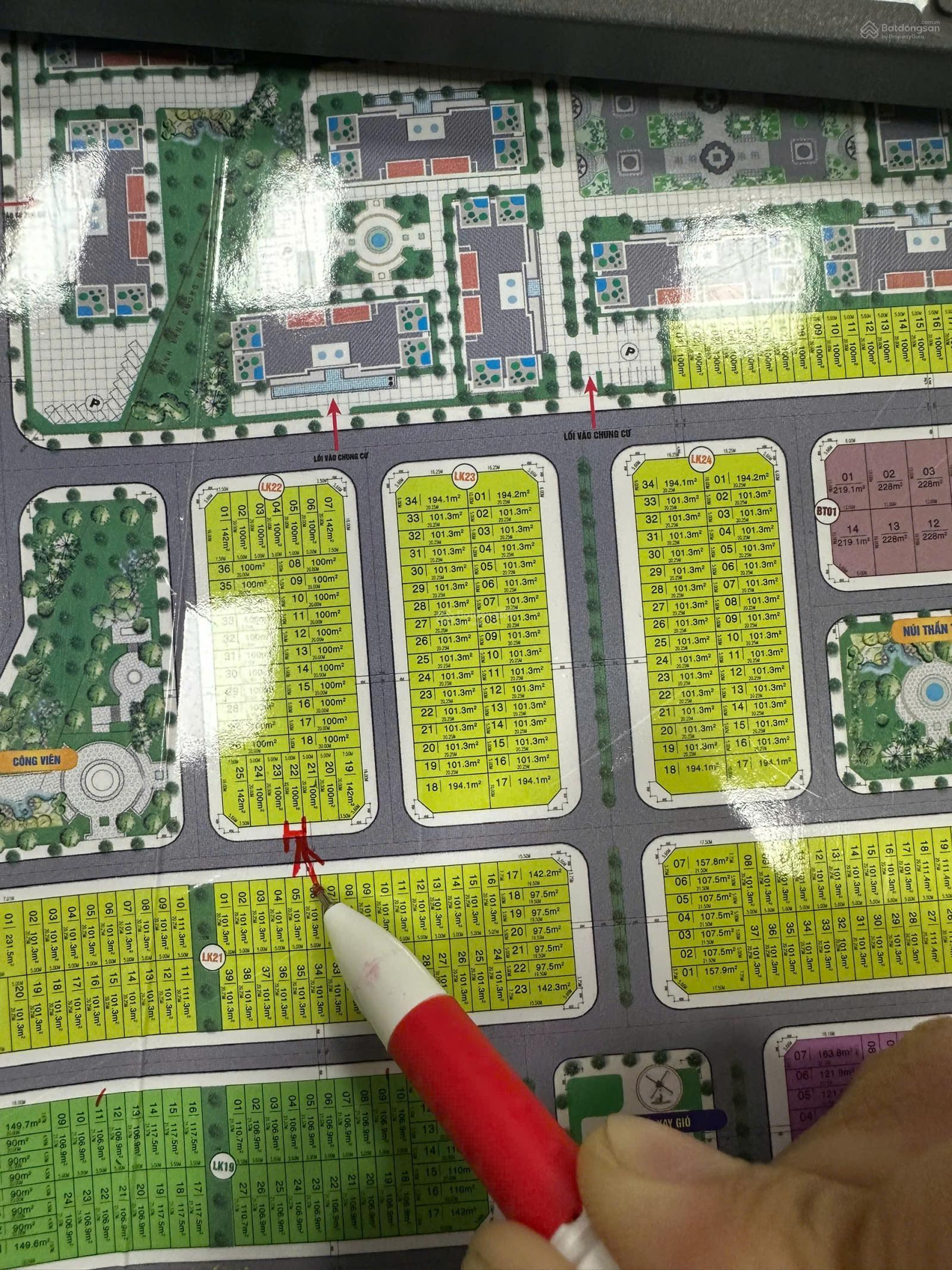 ĐẦU TƯ-XÂY ĐỂ Ở-CHÍNH CHỦ BÁN LK22-22 KĐT VIỆT HÀN(PHỔ YÊN)-SỔ ĐỎ LÂU DÀI-NGAY LỐI ĐI VÀO9 TOÀ NOXH