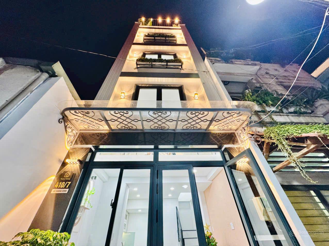 Siêu phẩm đón Tết! Nhà đẹp sát MT Lê Quang Định DT: 3,6x6m 5 tầng + full nội thất