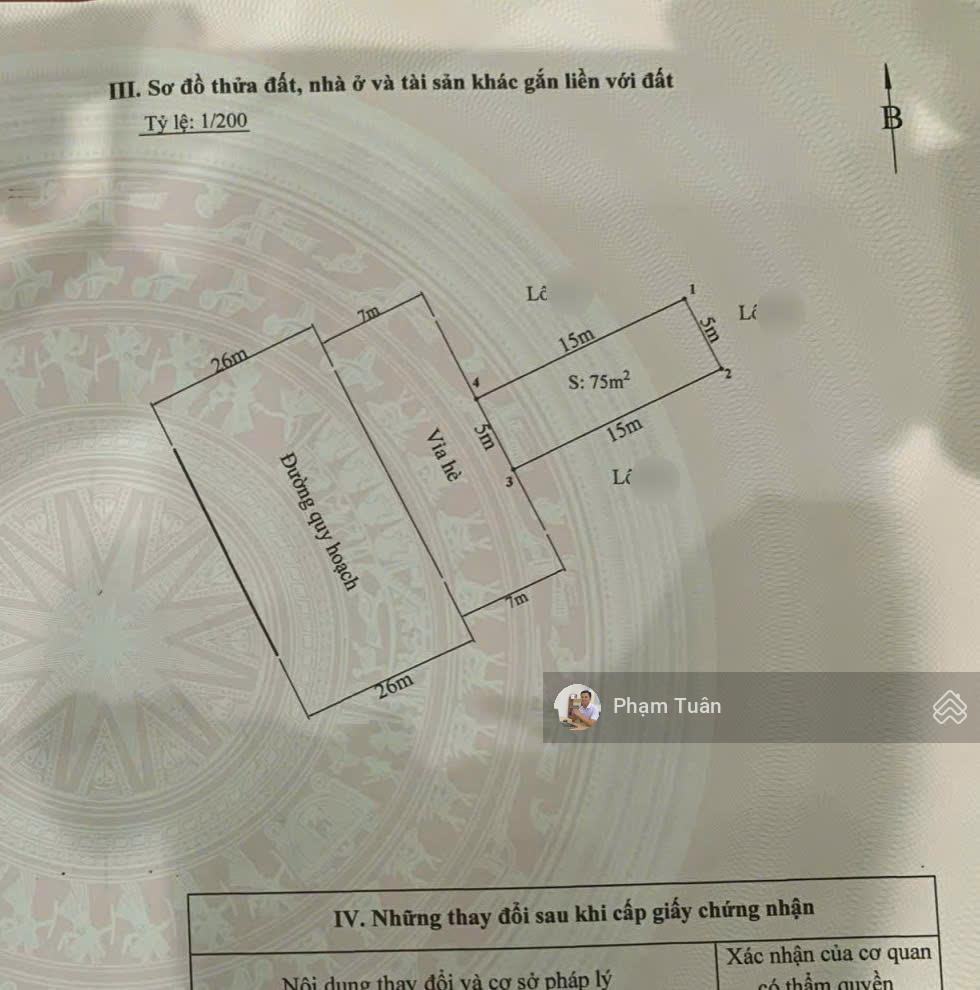 Siêu phẩm mặt đường 40m không lỗi lầm đất tái định cư Tràng Cát (E9) LH 0917 696 ***