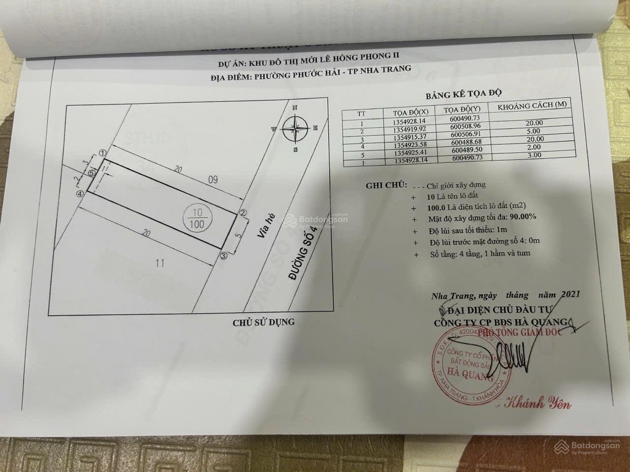 Bán đất mặt tiền Thích Quảng Đức KĐT Hà Quang 2 (STH10-10) Giá Tốt chỉ 88tr/m2